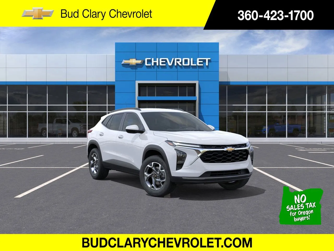 White 2025 Chevrolet Trax LT for sale in Longview, WA