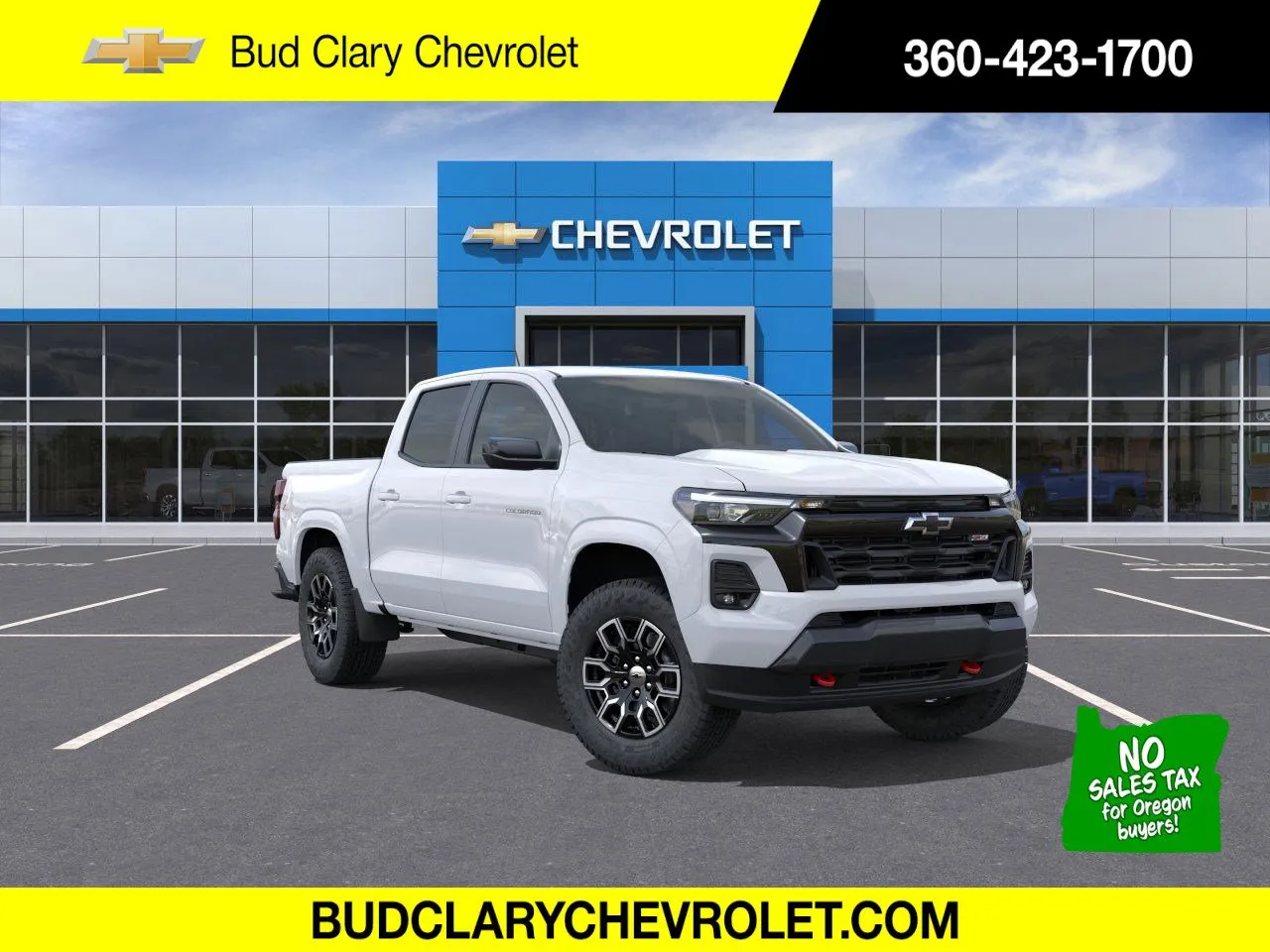White 2025 Chevrolet Colorado 4WD Z71 for sale in Longview, WA