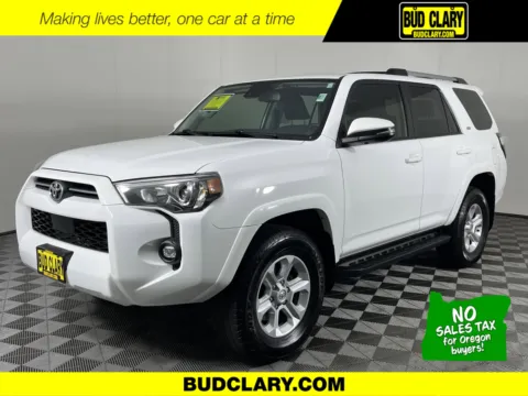 White 2022 Toyota 4Runner SR5 Premium for sale in Longview, WA