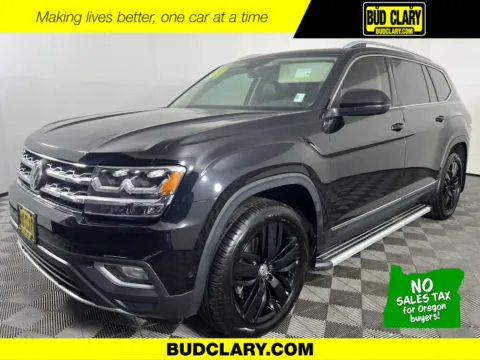 Black 2019 Volkswagen Atlas 3.6L V6 SEL Premium for sale in Longview, WA