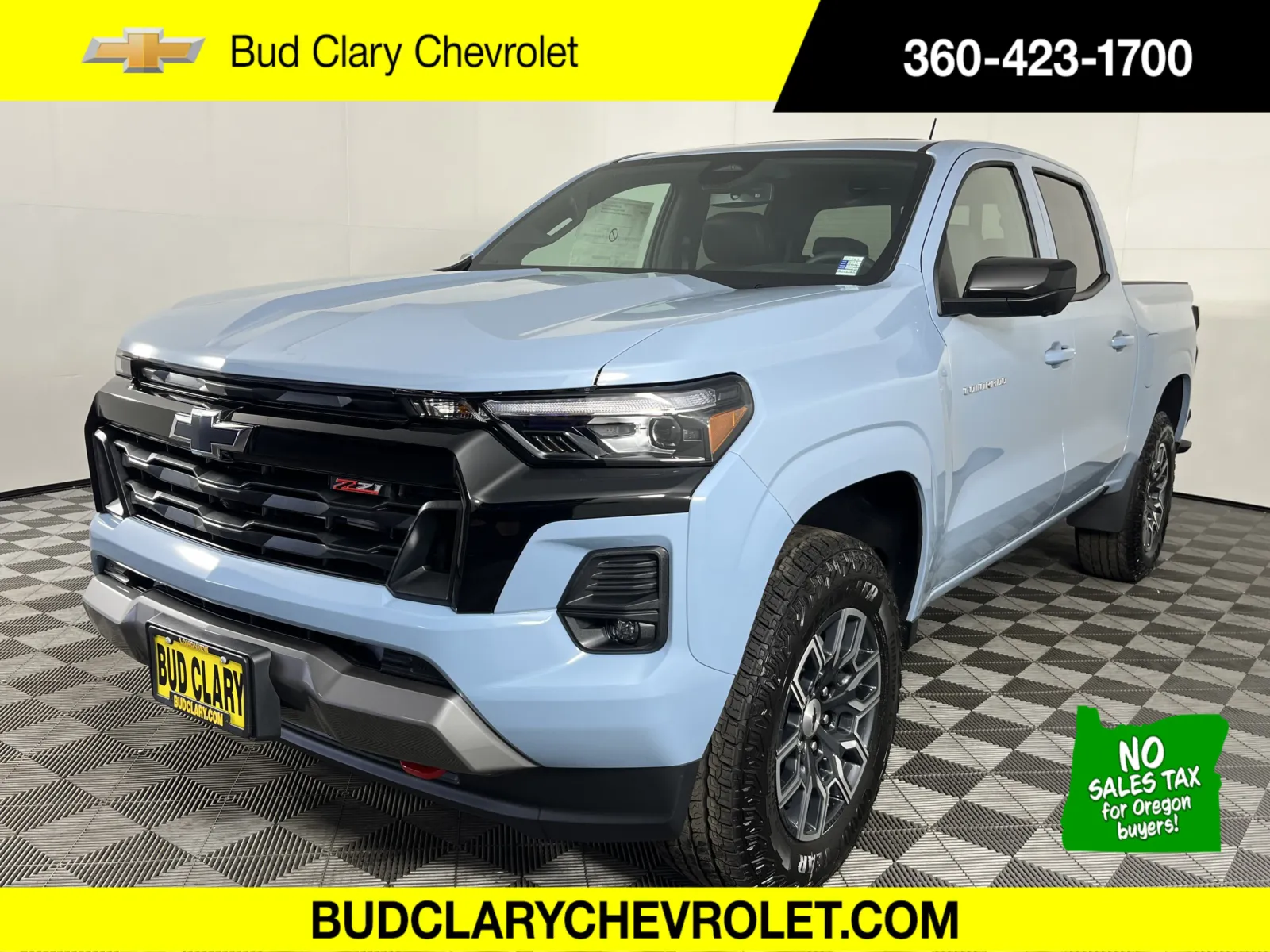 Blue 2025 Chevrolet Colorado 4WD Z71 for sale in Longview, WA