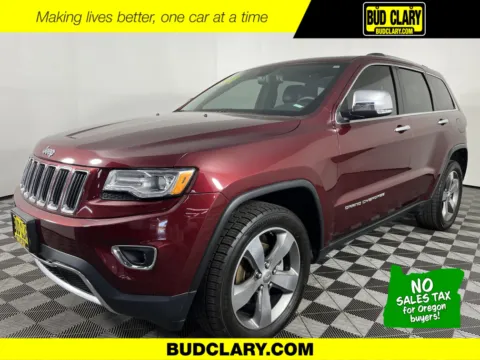 Red 2016 Jeep Grand Cherokee Limited for sale in Longview, WA