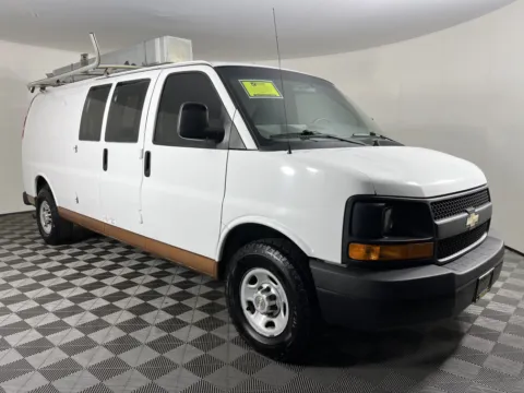 Another view of 2014 Chevrolet Express Cargo Van MED PEWTER CUSTOM CLOTH for sale in Longview, WA at Chevrolet Longview