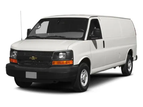 White 2014 Chevrolet Express Cargo Van MED PEWTER CUSTOM CLOTH for sale in Longview, WA