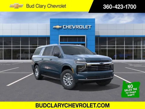 Blue 2025 Chevrolet Suburban LT for sale in Longview, WA
