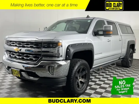 Silver 2017 Chevrolet Silverado 1500 LTZ for sale in Longview, WA