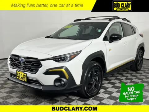 White 2024 Subaru Crosstrek Sport for sale in Longview, WA