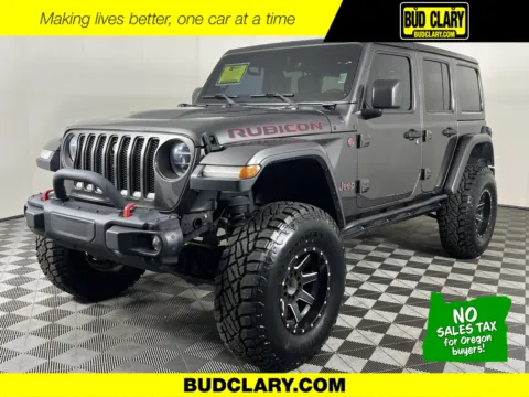 Gray 2019 Jeep Wrangler Unlimited Rubicon for sale in Longview, WA