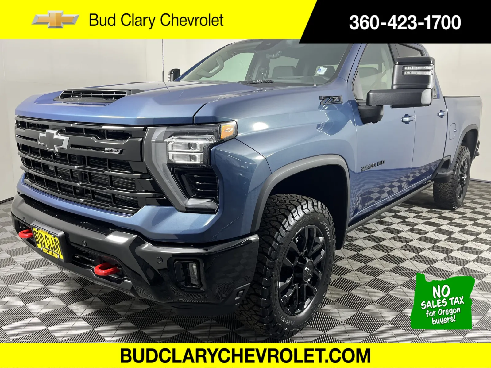 Blue 2025 Chevrolet Silverado 2500HD LTZ for sale in Longview, WA