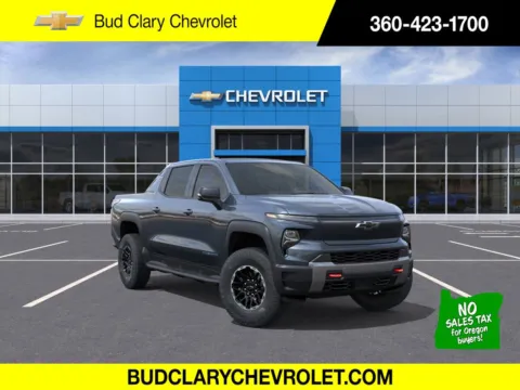 Blue 2026 Chevrolet Silverado EV Max Range Trail Boss for sale in Longview, WA