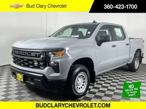 Gray 2024 Chevrolet Silverado 1500 Work Truck for sale in Longview, WA