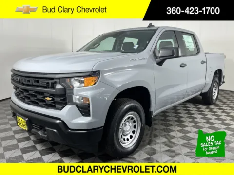 Gray 2024 Chevrolet Silverado 1500 Work Truck for sale in Longview, WA