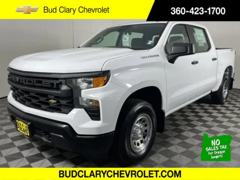 White 2024 Chevrolet Silverado 1500 Work Truck for sale in Longview, WA