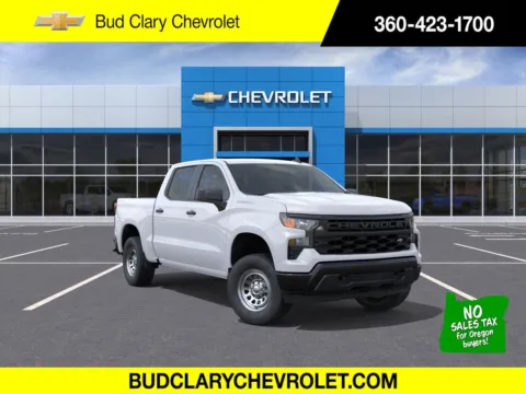 White 2024 Chevrolet Silverado 1500 Work Truck for sale in Longview, WA