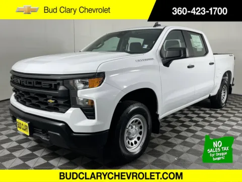 White 2024 Chevrolet Silverado 1500 Work Truck for sale in Longview, WA