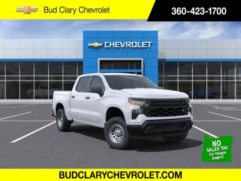 White 2024 Chevrolet Silverado 1500 Work Truck for sale in Longview, WA