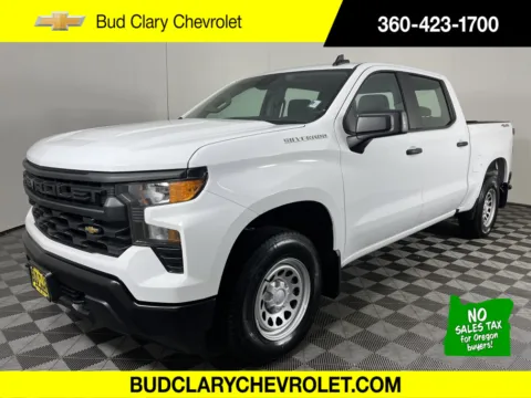 White 2024 Chevrolet Silverado 1500 Work Truck for sale in Longview, WA