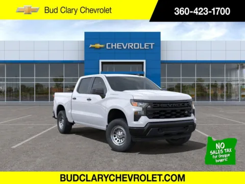 White 2024 Chevrolet Silverado 1500 Work Truck for sale in Longview, WA
