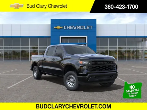 Black 2024 Chevrolet Silverado 1500 Work Truck for sale in Longview, WA