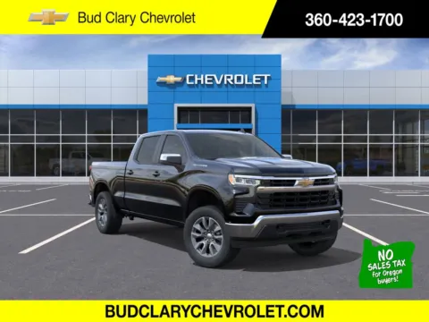 Black 2026 Chevrolet Silverado 1500 LT for sale in Longview, WA