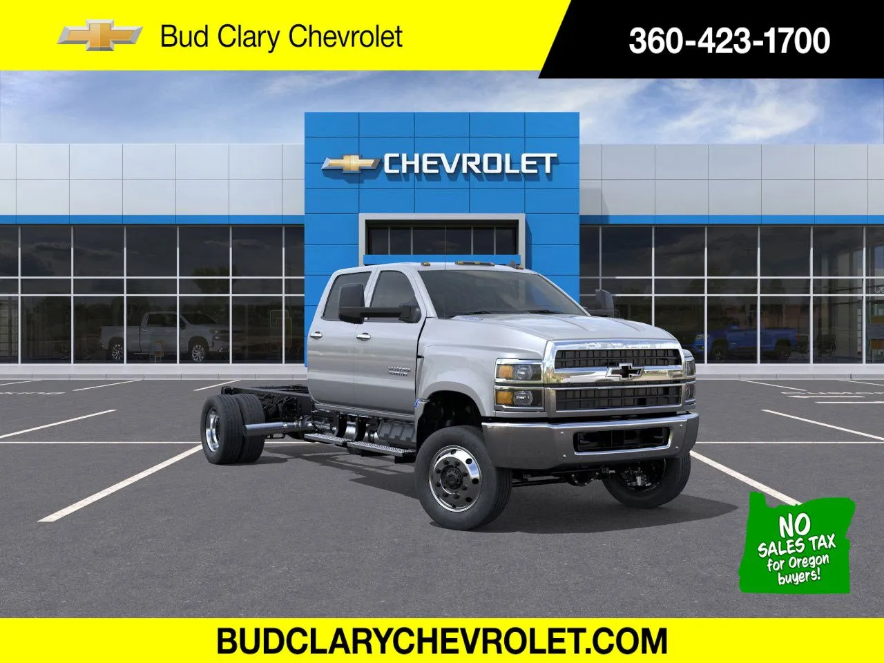 Silver 2025 Chevrolet Silverado MD LT for sale in Longview, WA