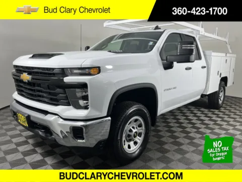 White 2025 Chevrolet Silverado 2500HD Work Truck for sale in Longview, WA