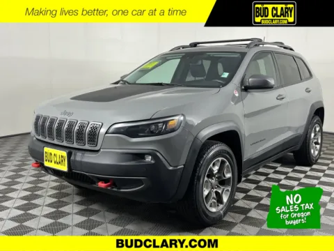 Gray 2019 Jeep Cherokee Trailhawk Elite for sale in Longview, WA