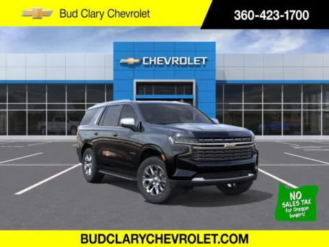 Black 2022 Chevrolet Tahoe Premier for sale in Longview, WA
