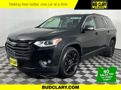 Black 2020 Chevrolet Traverse LT Cloth for sale in Longview, WA