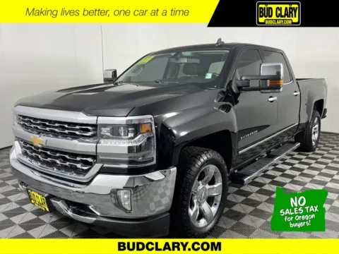 Black 2017 Chevrolet Silverado 1500 LTZ for sale in Longview, WA