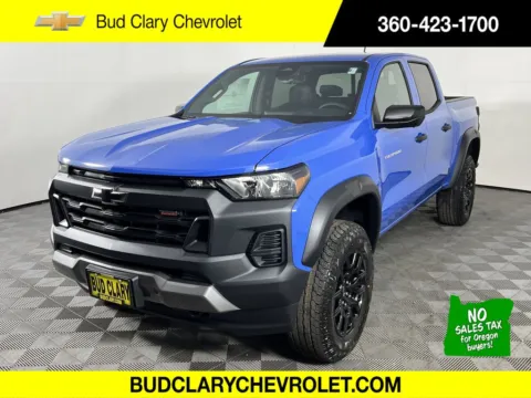 Blue 2026 Chevrolet Colorado Trail Boss for sale in Longview, WA