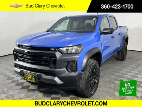 Blue 2026 Chevrolet Colorado 4WD Trail Boss for sale in Longview, WA