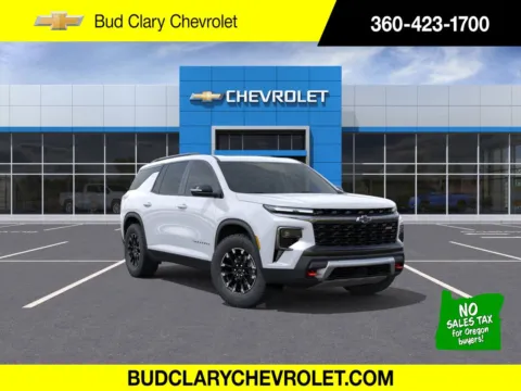 White 2026 Chevrolet Traverse AWD Z71 for sale in Longview, WA