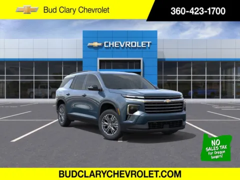 Blue 2026 Chevrolet Traverse AWD LT for sale in Longview, WA