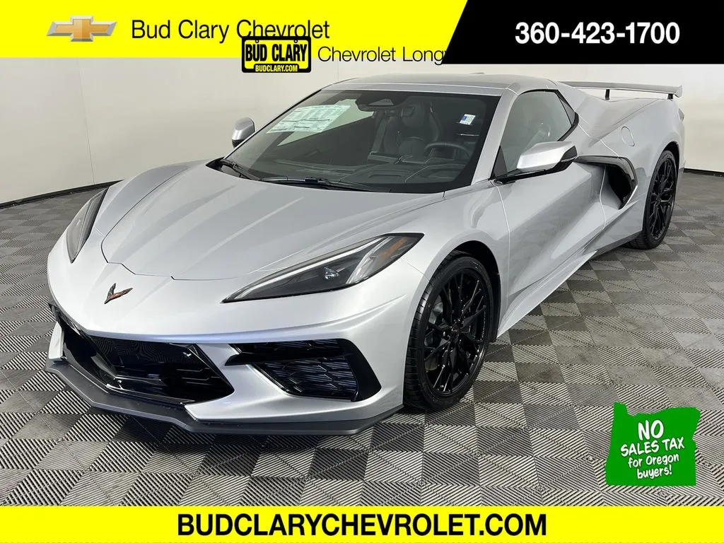 Silver 2026 Chevrolet Corvette Stingray for sale in Longview, WA