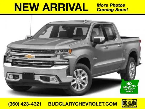 Silver 2021 Chevrolet Silverado 1500 LTZ for sale in Longview, WA