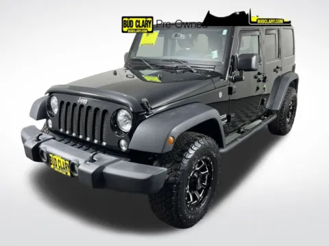 Black 2017 Jeep Wrangler Unlimited Sport for sale in Longview, WA