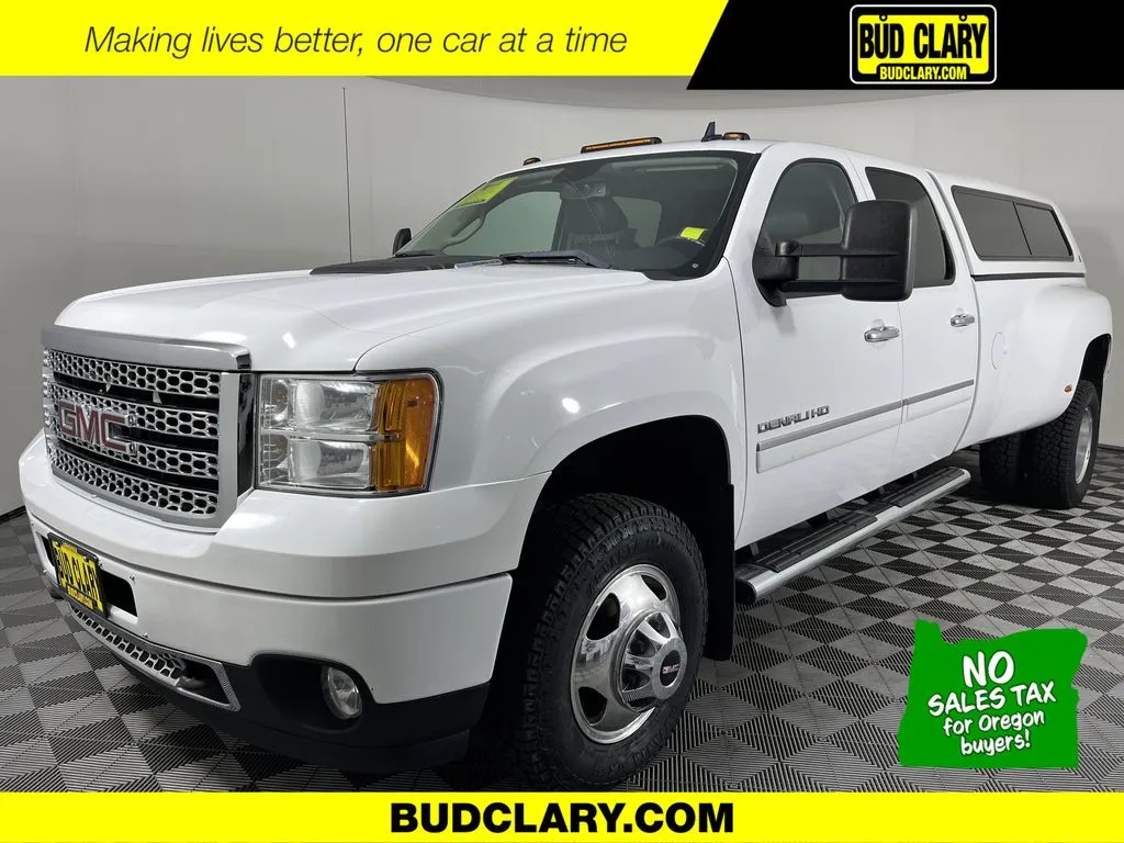 White 2013 GMC Sierra 3500HD Denali for sale in Longview, WA