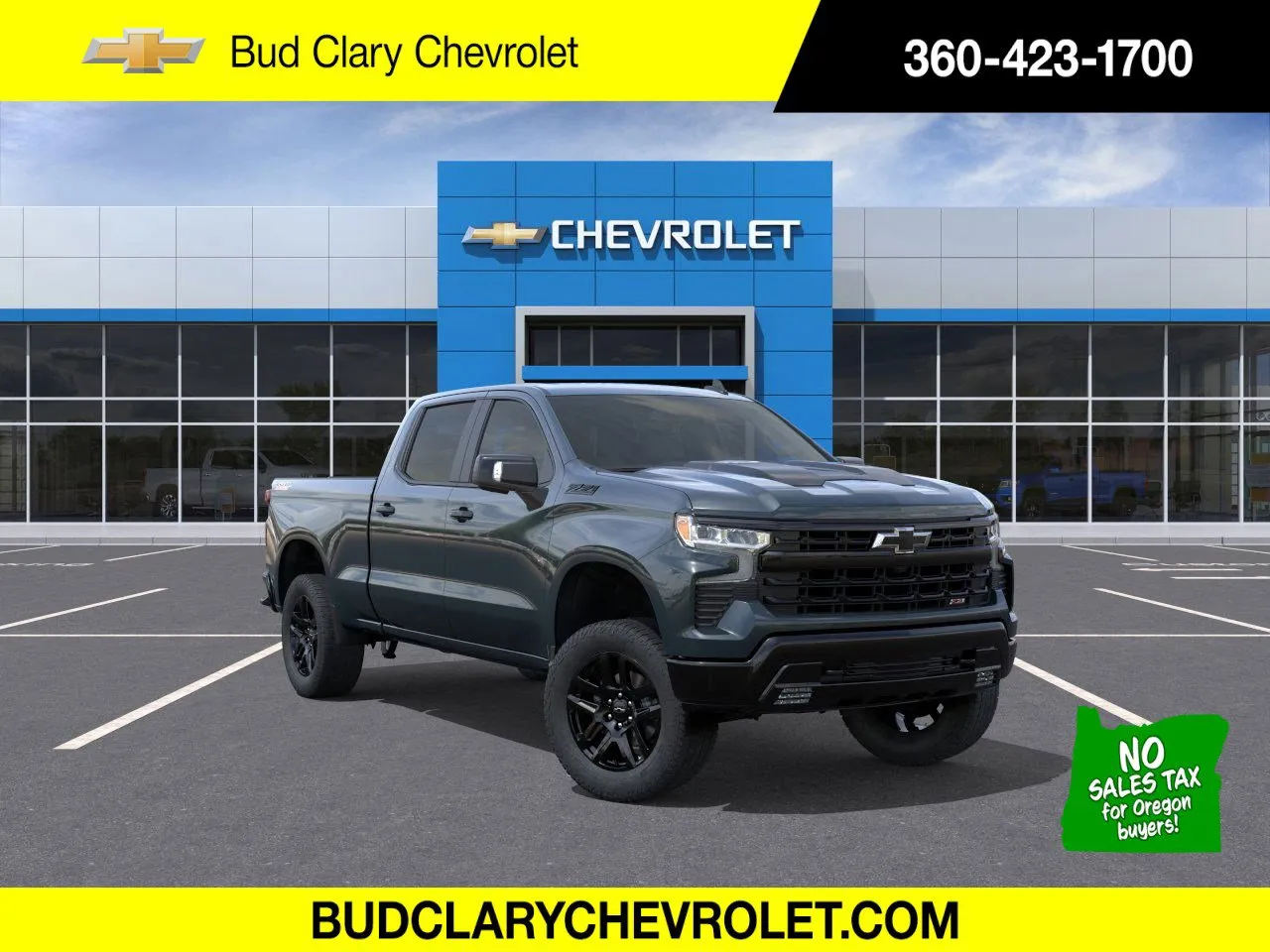 Gray 2026 Chevrolet Silverado 1500 LT Trail Boss for sale in Longview, WA