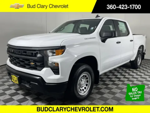 White 2024 Chevrolet Silverado 1500 Work Truck for sale in Longview, WA