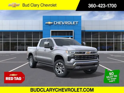 Gray 2026 Chevrolet Silverado 1500 LTZ for sale in Longview, WA