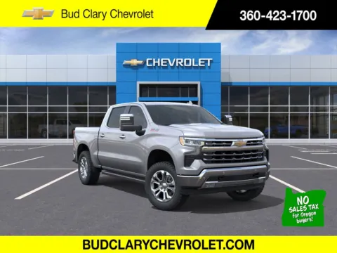 Gray 2026 Chevrolet Silverado 1500 LTZ for sale in Longview, WA