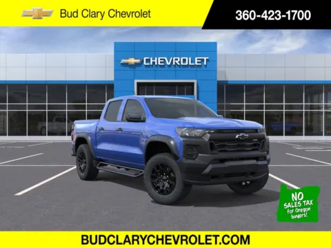 Blue 2026 Chevrolet Colorado 4WD Trail Boss for sale in Longview, WA