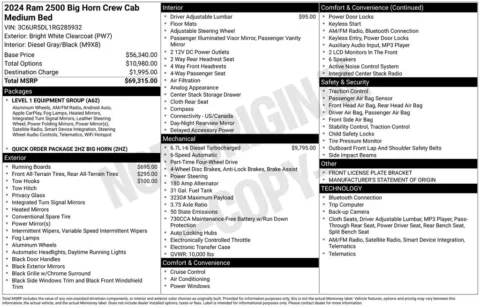 Photos of 2024 Ram 2500 Big Horn for sale in Longview, WA at Chevrolet Longview
