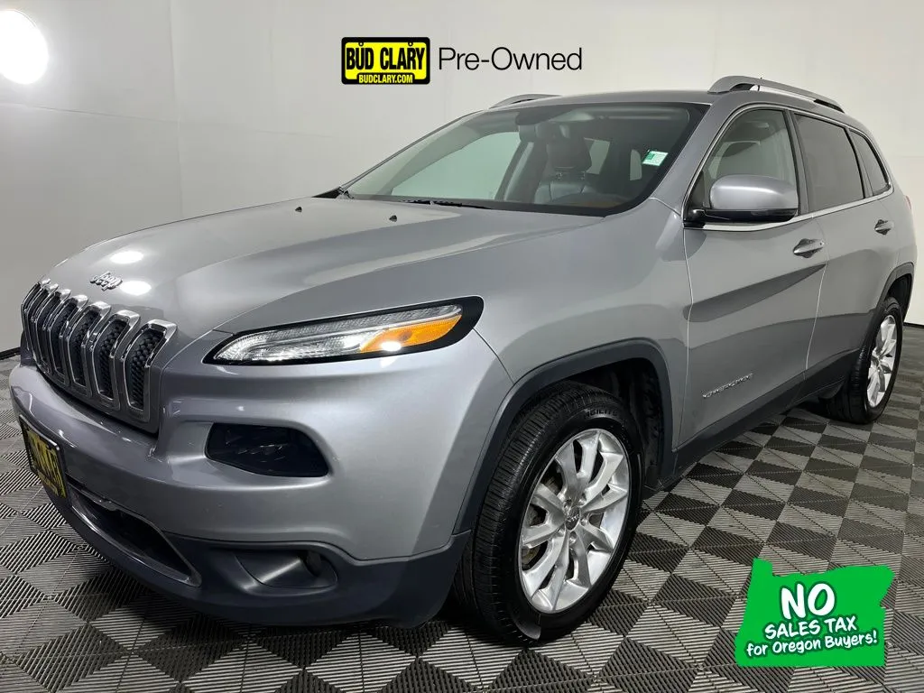 Silver 2016 Jeep Cherokee Limited for sale in Longview, WA