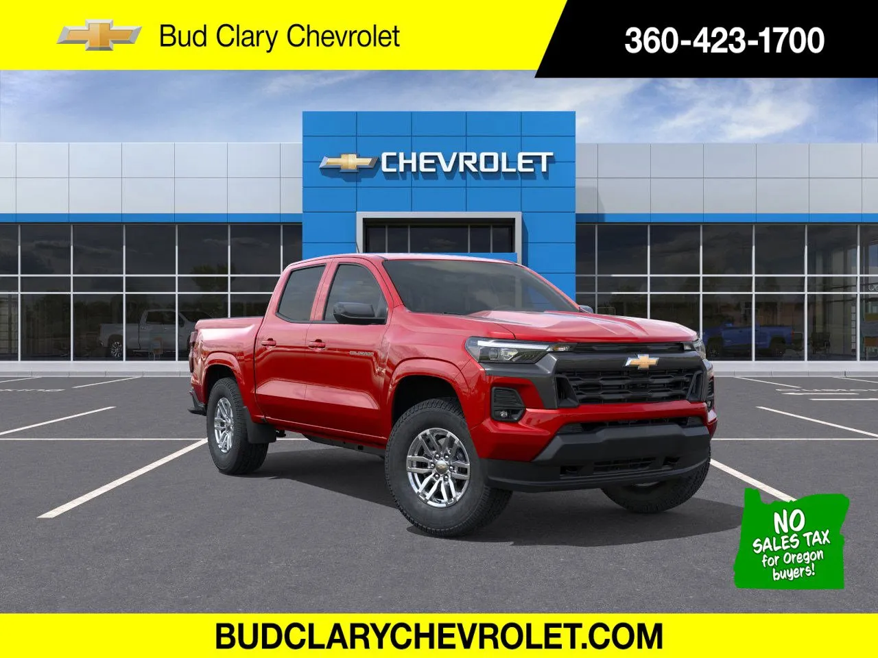 Red 2026 Chevrolet Colorado 4WD LT for sale in Longview, WA