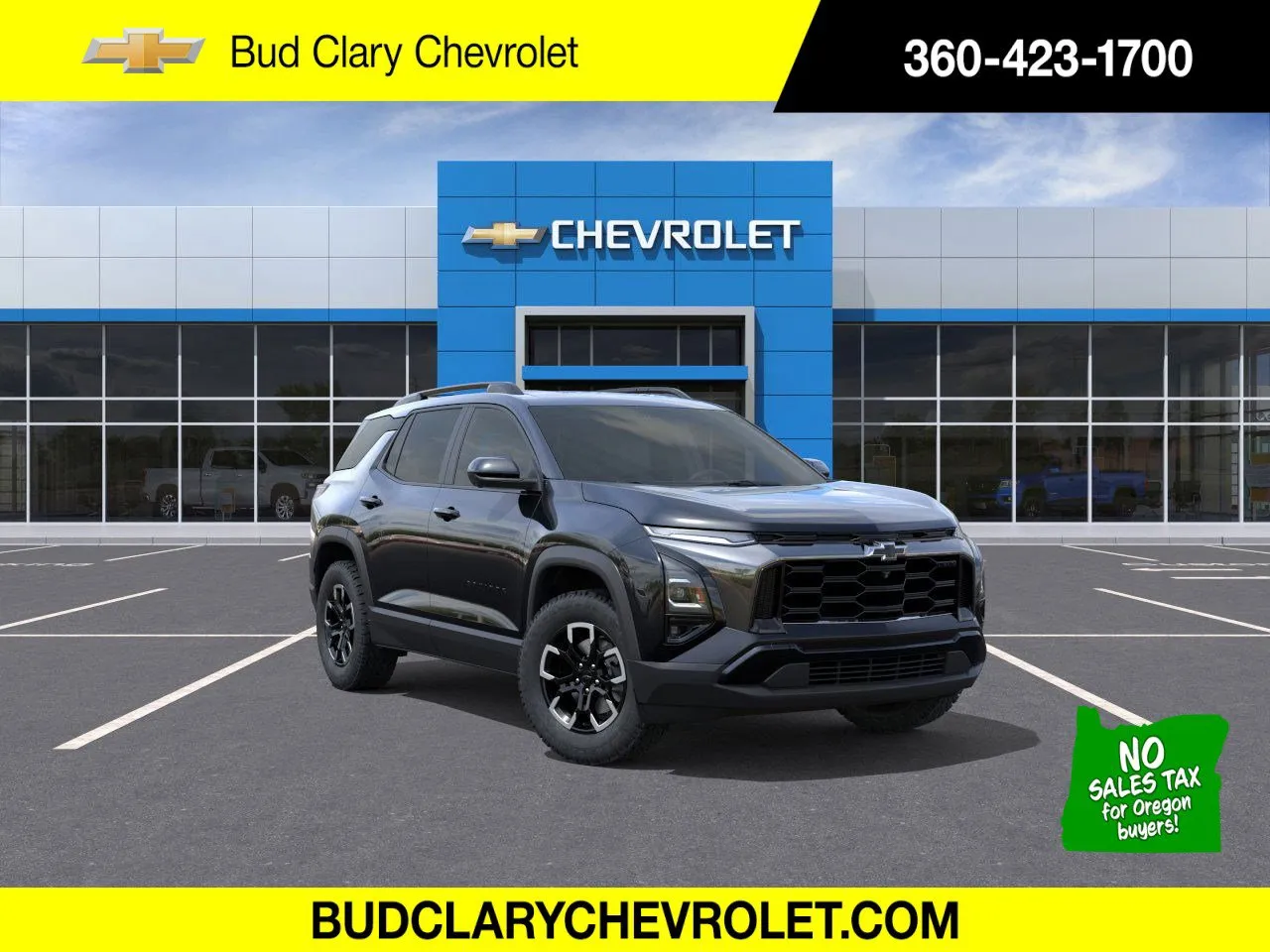 Black 2026 Chevrolet Equinox AWD ACTIV for sale in Longview, WA