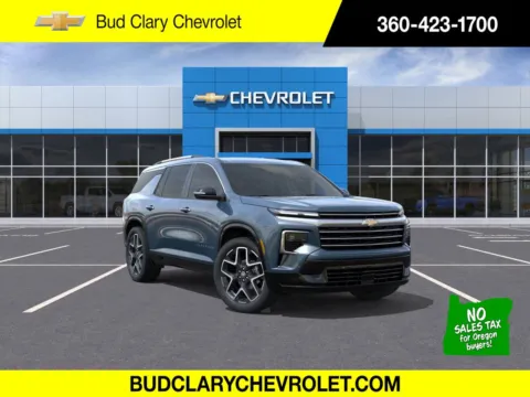 Blue 2026 Chevrolet Traverse AWD High Country for sale in Longview, WA