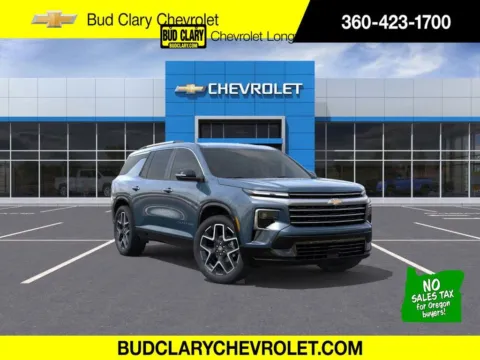 Blue 2026 Chevrolet Traverse High Country for sale in Longview, WA
