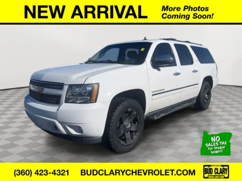 White 2012 Chevrolet Suburban LTZ for sale in Longview, WA
